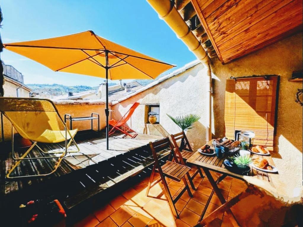 La Terrasse D'Olea, Au Coeur Du Village Buis-les-Baronnies Eksteriør billede