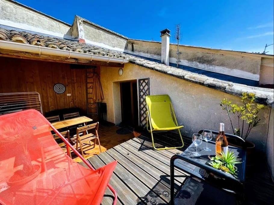La Terrasse D'Olea, Au Coeur Du Village Buis-les-Baronnies Eksteriør billede
