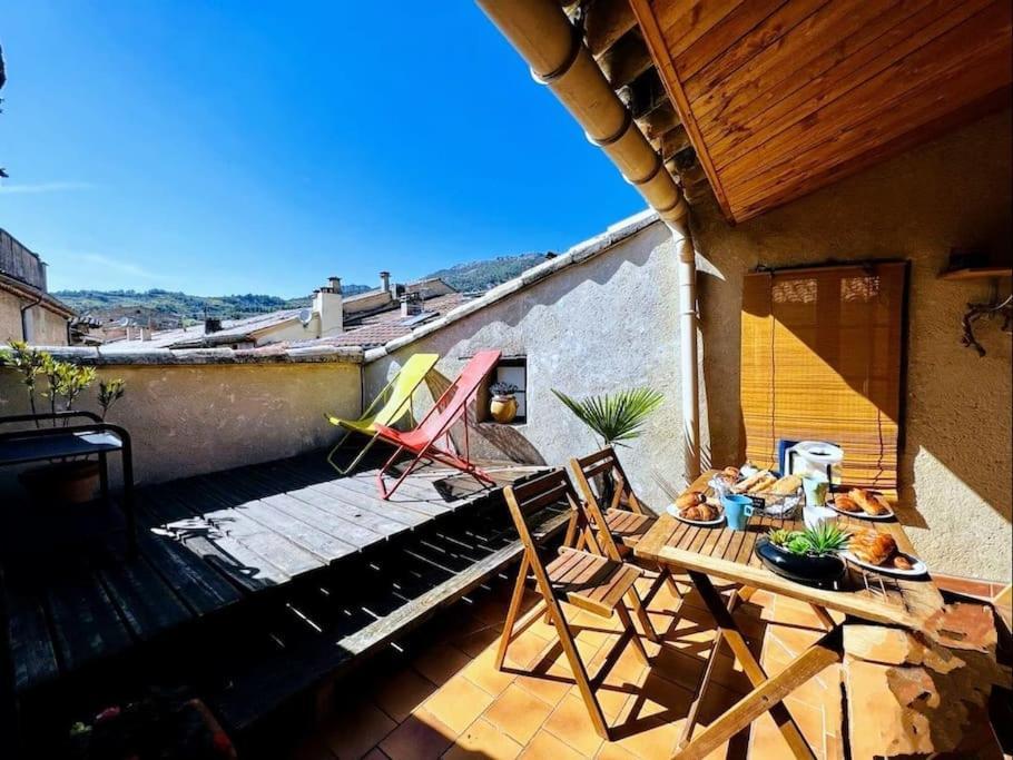 La Terrasse D'Olea, Au Coeur Du Village Buis-les-Baronnies Eksteriør billede