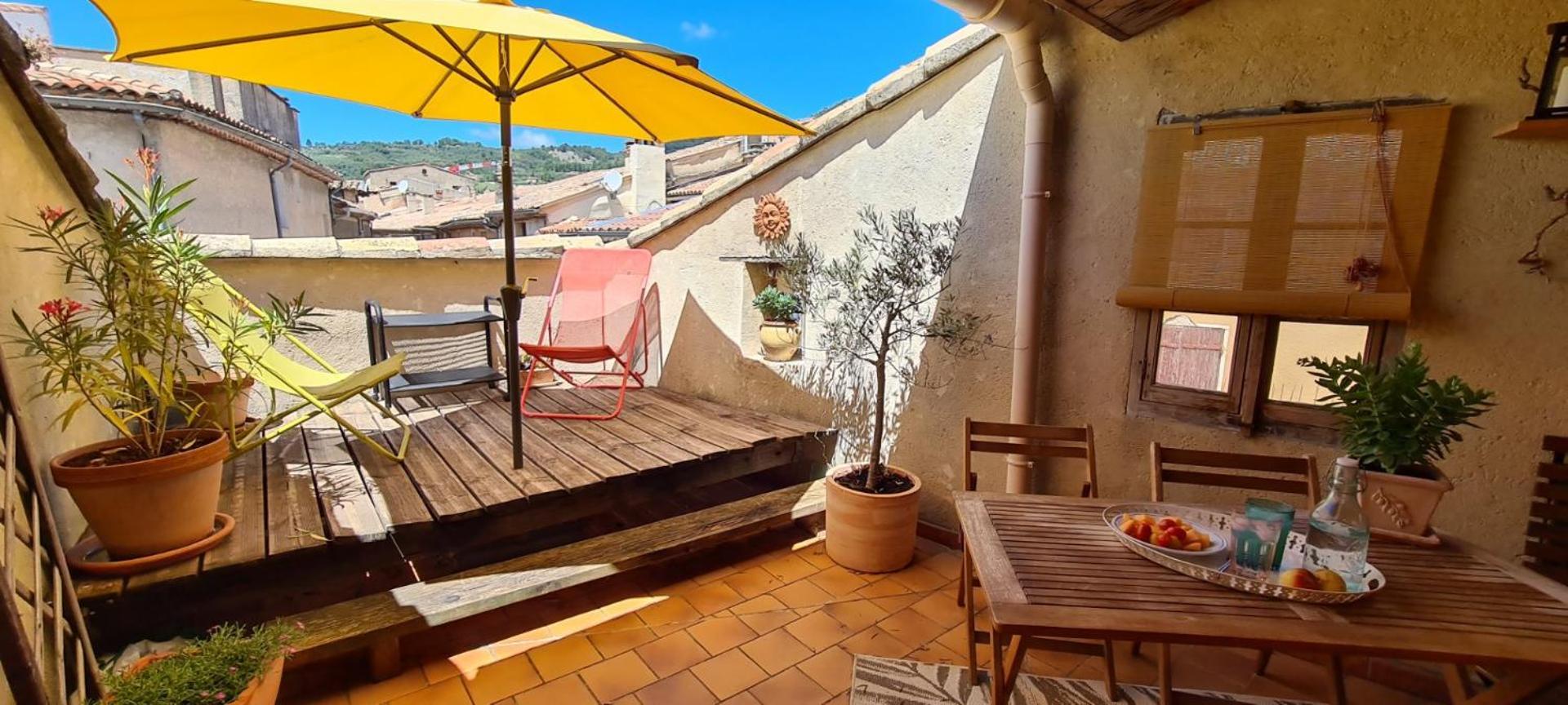 La Terrasse D'Olea, Au Coeur Du Village Buis-les-Baronnies Eksteriør billede