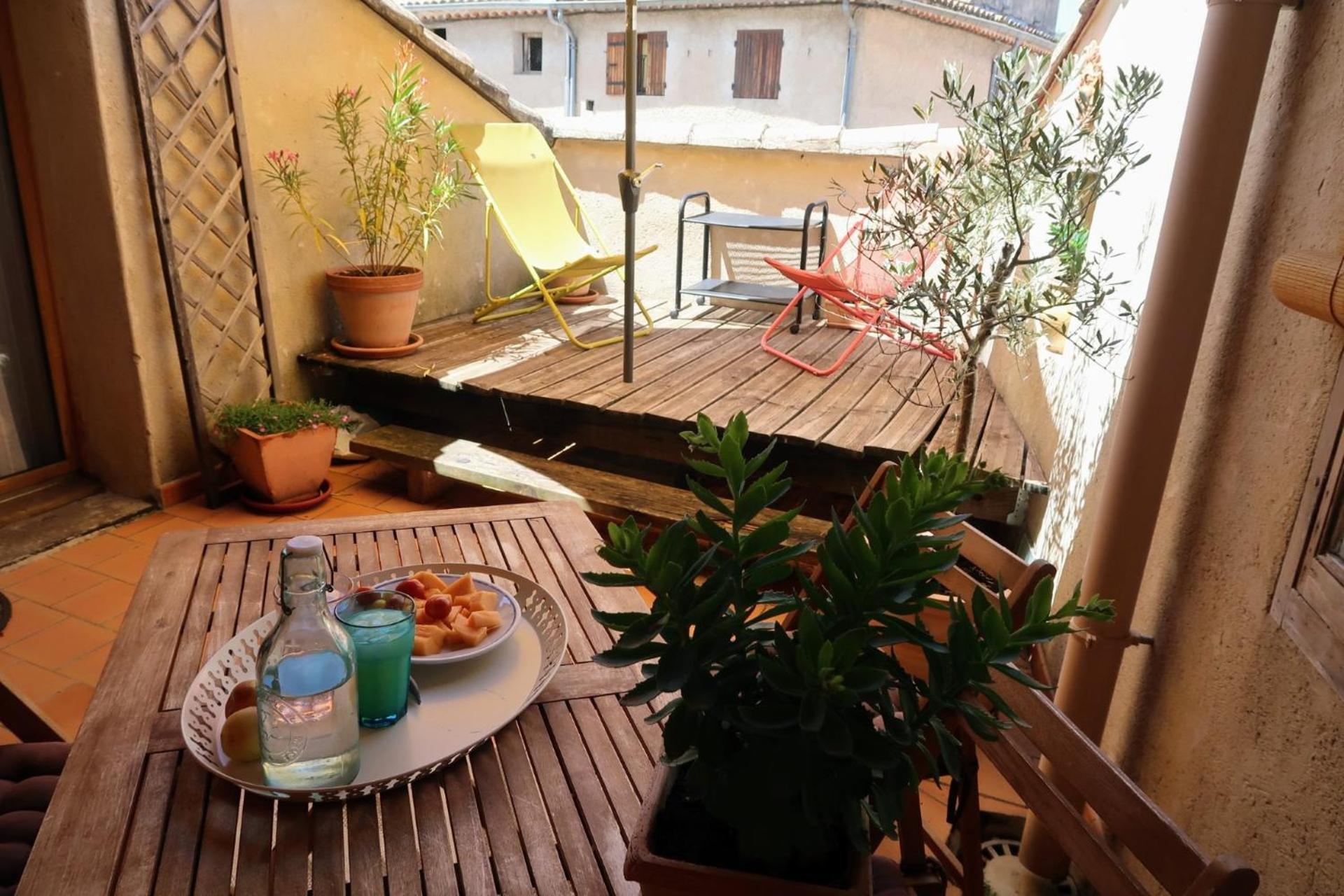 La Terrasse D'Olea, Au Coeur Du Village Buis-les-Baronnies Eksteriør billede